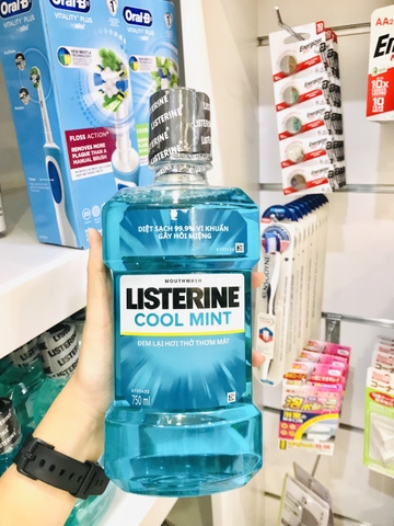 LISTERINE Nước súc miệng - Coolmint 750ml