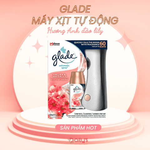 GLADE Bộ (Ruột + Máy) khử mùi thơm phòng