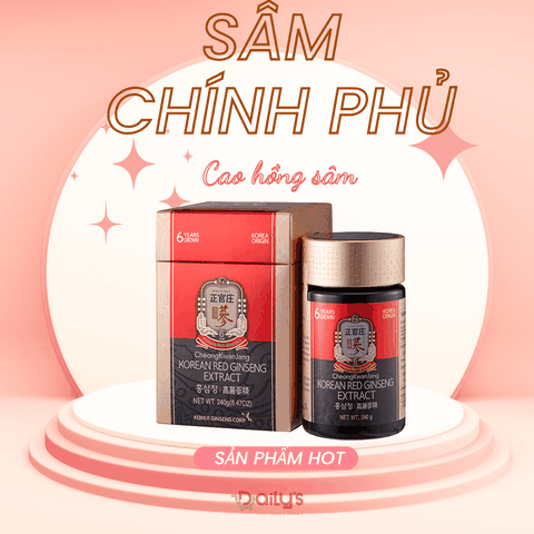 SÂM CHÍNH PHỦ TINH CHẤT HỒNG SÂM CÔ ĐẶC KRG EXTRACT