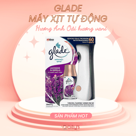 GLADE Bộ (Ruột + Máy) khử mùi thơm phòng