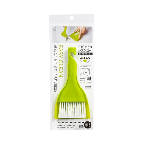 (Nhật Bản) KOKUBO Bộ chổi xẻng mini (màu xanh lá)