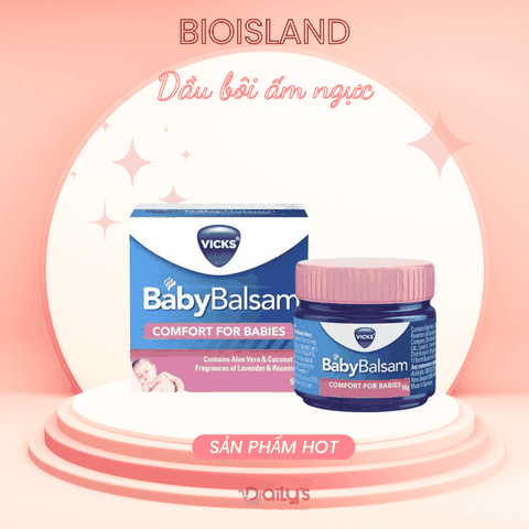 VICK BABY BALSAM Dầu bôi ấm ngực 50g