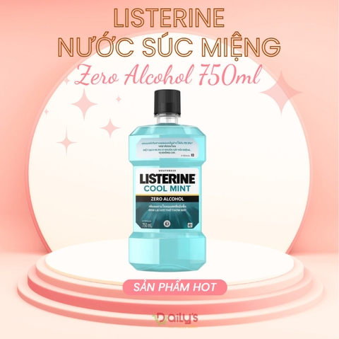 LISTERINE Nước súc miệng - Zero 750ml