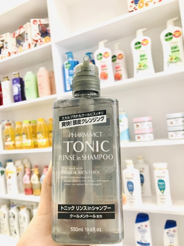 TONIC PHARMAACT Dầu gội trị gàu cho nam 550ml