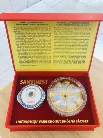 Yến sào Khánh Hòa hộp quà tặng tinh chế dạng tổ 50g