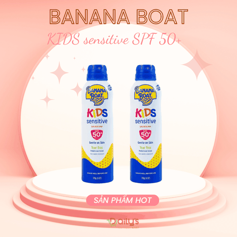 BANANA BOAT KCN - Kids sensitive Mine SPF50+ 90ml
