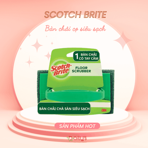 (USA) SCOTCH-BRITE Bàn chải cọ sàn siêu sạch