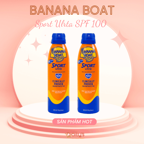 BANANA BOAT KCN - Thể thao SPF100 170g