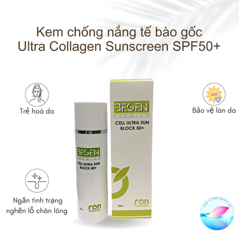 Kem chống nắng tế bào gốc Ultra Collagen Suncreen SPF50+