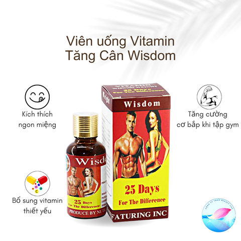 Vitamin Tăng Cân  Wisdom dành cho người gày