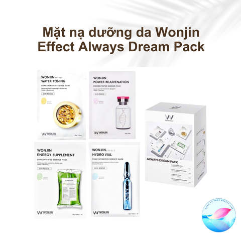 Mặt nạ dưỡng da Wonjin Effect Always Dream Pack - Hộp 15 miếng Hàn Quốc