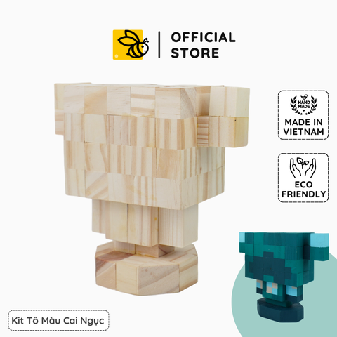 (DIY)  Kit Tô Màu Minecraft Warden