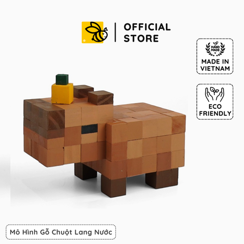 Mô Hình Gỗ Capybara (Art Toy)