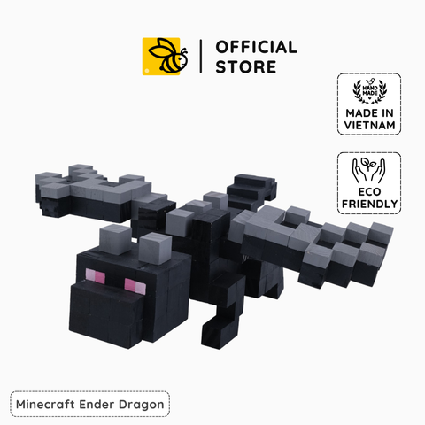 Mô Hình Gỗ Minecraft Ender Dragon (Art Toy)