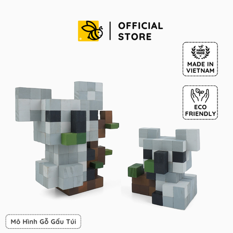 Mô Hình Gỗ Gấu Koala (Art Toy)