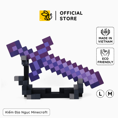 Mô Hình Gỗ Kiếm Minecraft Nether