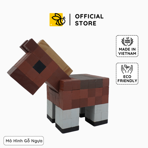 Mô Hình Gỗ Ngựa (Art Toy)