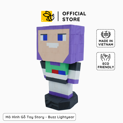 Mô Hình Gỗ Buzz Toy Story (size M)