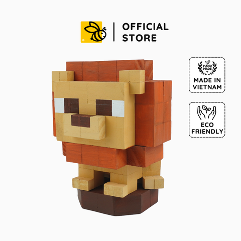 p0. Mô Hình Gỗ Sư Tử