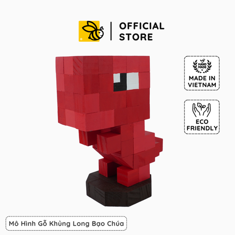 Mô Hình Gỗ Khủng Long Bạo Chúa (size s)