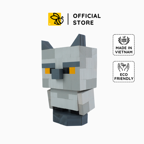 Mô Hình Gỗ Chim Cú Mèo (s)