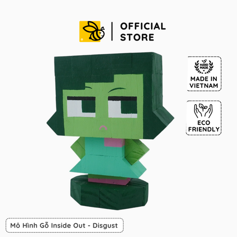 Mô Hình Gỗ Nhân Vật Disgust (Inside Out)