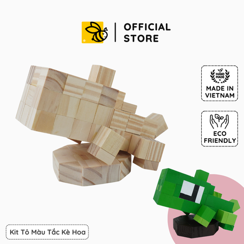 (DIY) Kit Tô Màu Tắc Kè Hoa (size s)