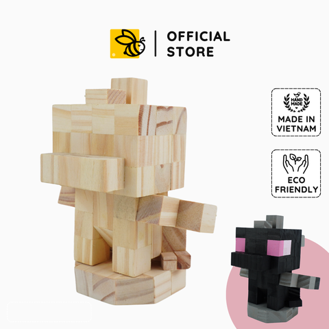 (DIY) Kit Tô Màu Mô Hình Minecraft Ender Dragon (s)