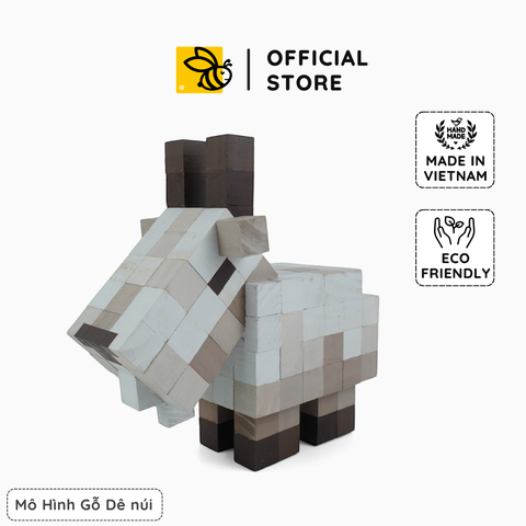 Mô Hình Gỗ Dê Núi (Art Toy)