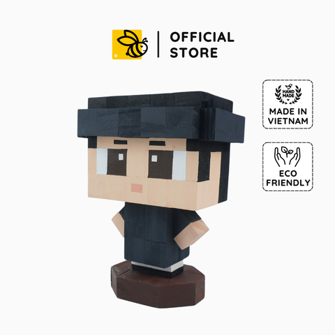 Mô Hình Gỗ Chàng Trai Mặc Áo Ngũ Thân