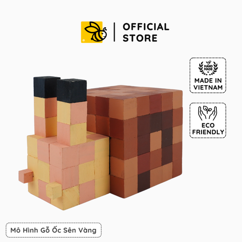 Mô Hình Gỗ Ốc Sên (Art Toy)