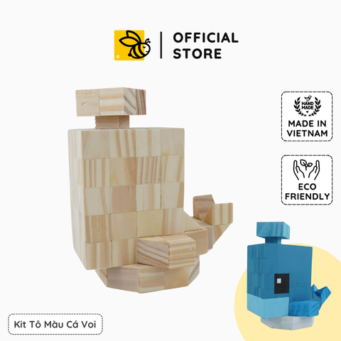 (DIY) Kit Tô Màu Cá Voi