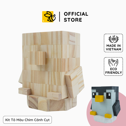 (DIY) Kit Tô Màu Chim Cánh Cụt (size s)