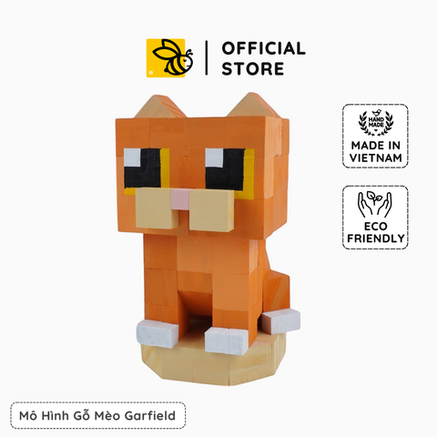 Mô Hình Gỗ Mèo Garfield