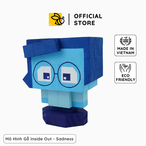 Mô Hình Gỗ Nhân Vật Sadness (Inside Out)