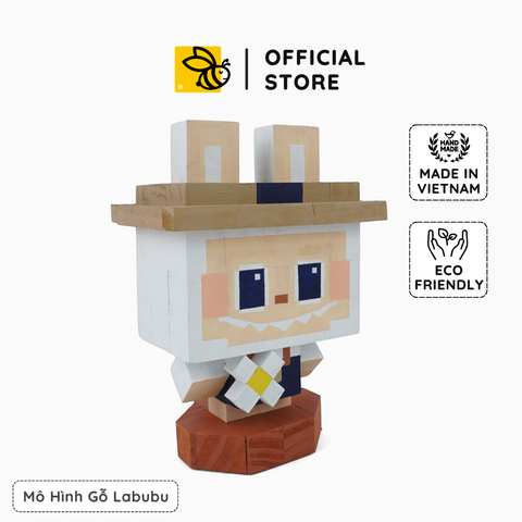 Mô Hình Gỗ Labubu Daisy