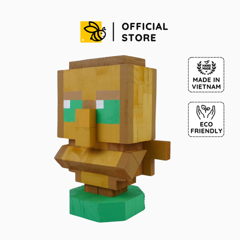 Mô Hình Gỗ Minecraft Totem of Undying 3D (Vật Tổ Trường Sinh)