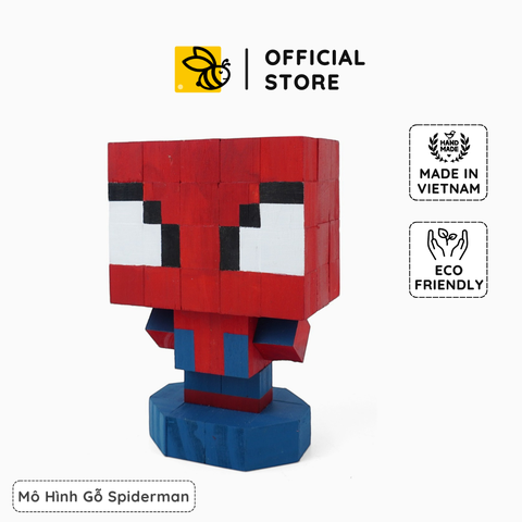 Mô Hình Gỗ Spiderman (size s)