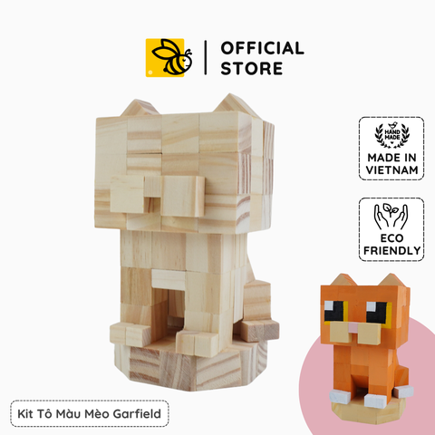 (DIY) Kit Tô Màu Mèo Garfield (size s)