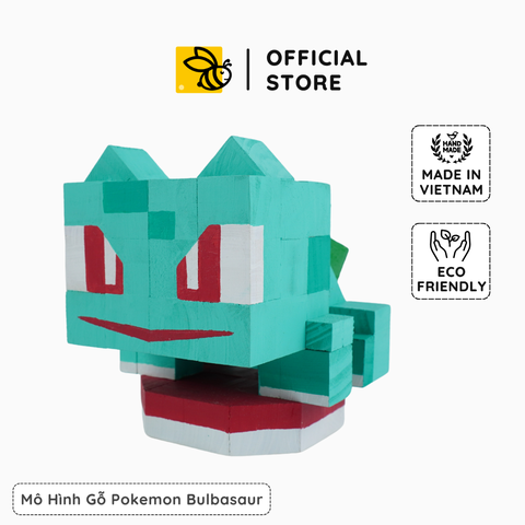 Mô Hình Gỗ Bulbasaur (Pokemon)
