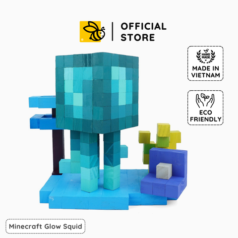 Mô Hình Gỗ Mực Xanh (Art Toy)