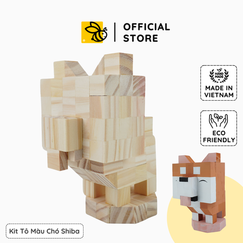 (DIY) Kit Tô Màu Chó Shiba (s)