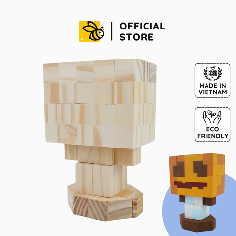 (DIY) KIt Tô Màu Minecraft Snow Golem (s)