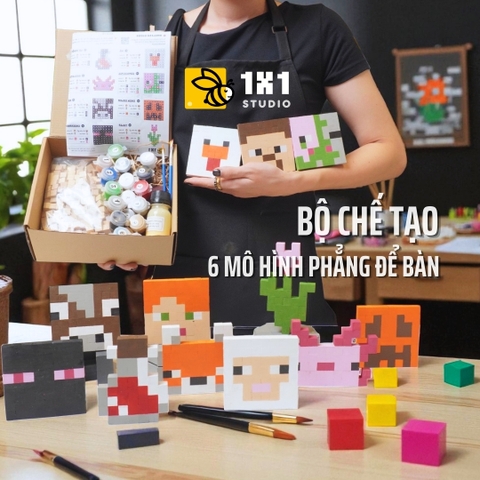 Bộ Chế Tạo 6 Mô Hình Phẳng Decor THU NHỎ (Bộ 2)