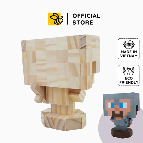 (DIY) Kit Tô Màu Minecraft Steve 2