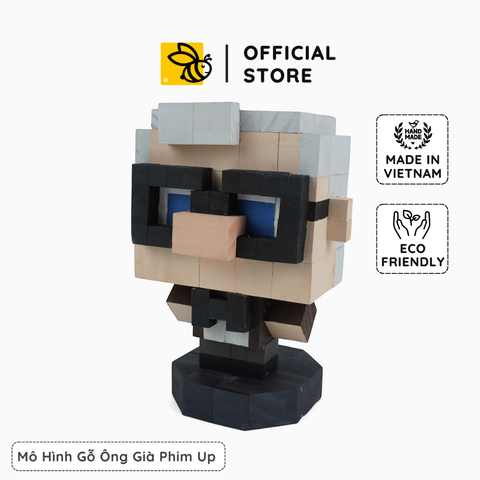 Mô Hình Gỗ Oldman Carl (Phim Up)