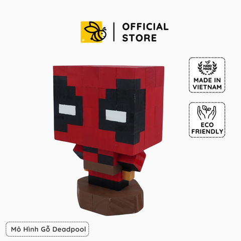 Mô Hình Gỗ Deadpool (size s)