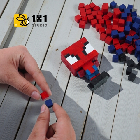 p5. Bộ Lắp Ghép Mô Hình Người Nhện Spider-man (Thu Nhỏ)