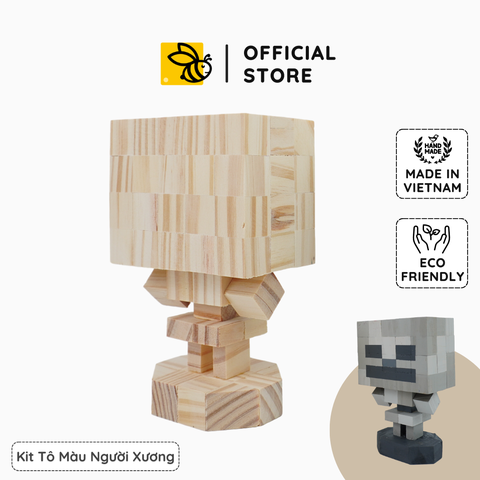 (DIY) Kit Tô Màu Minecraft Skeleton