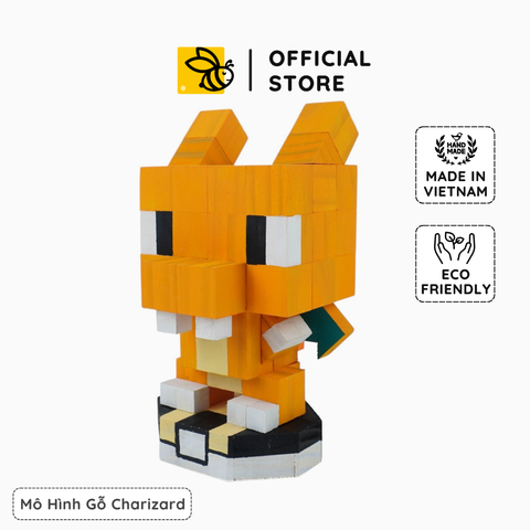Mô Hình Gỗ Charizard (Pokemon)